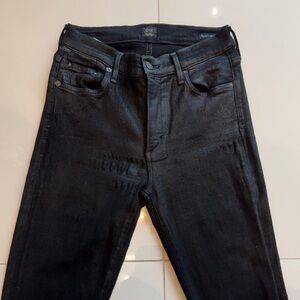 ***Citizens of Humanity Pleather look Black Skinny Jeans